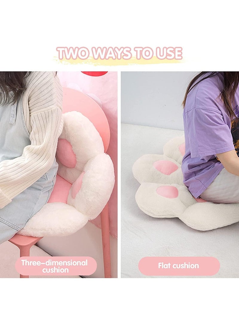 Cat Paw الوسادة الكسل أريكة كرسي مكتب الوسادة الدب Paw أرضية دافئة لوسادة مقعد لطيف لغرفة الطعام غرفة النوم كرسي الراحة للمبنى الصحي الأبيض - Image 4