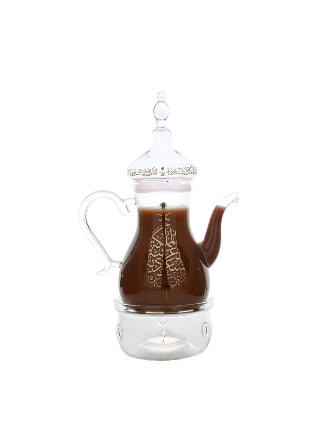 روفاتي طقم قدور قهوة زجاجي ذهبي السعودية 1 لتر  - Image 2