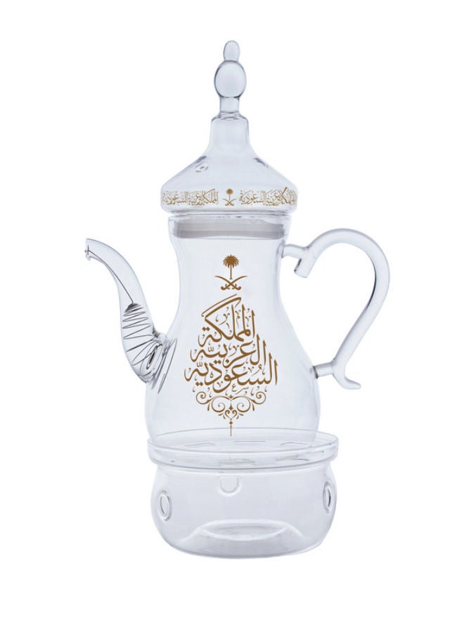 روفاتي طقم قدور قهوة زجاجي ذهبي السعودية 1 لتر  - Image 1