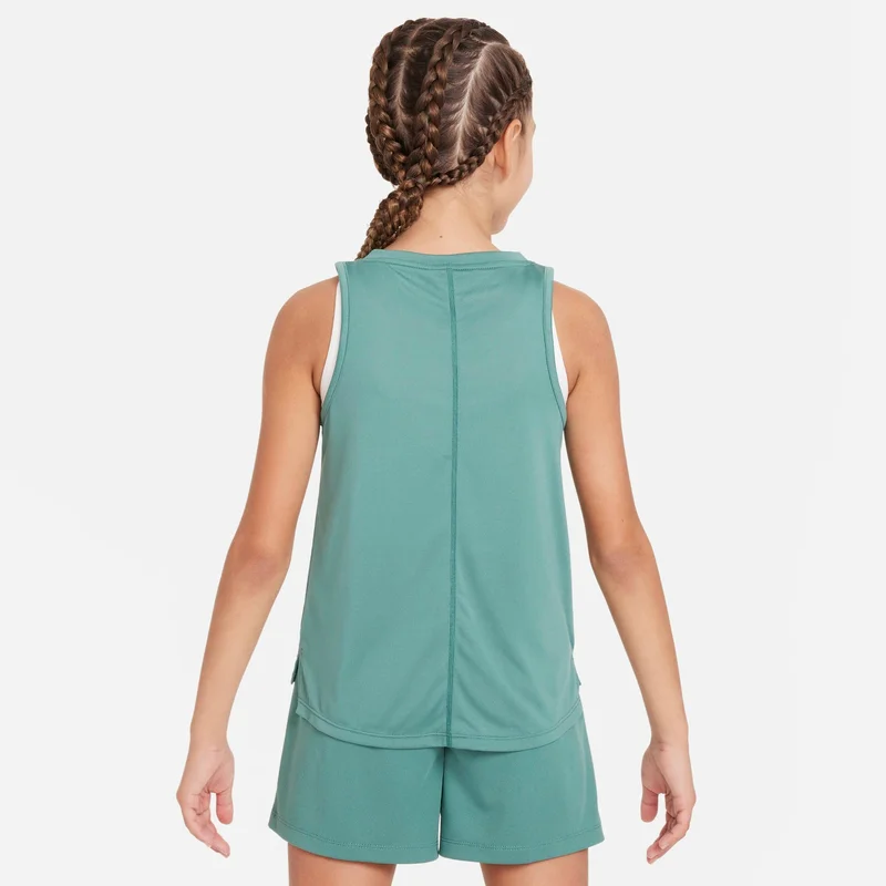 نايكي دراي-فت ون تيشيرت التمرين بلا أكمام للأطفال الكبار (للبنات)