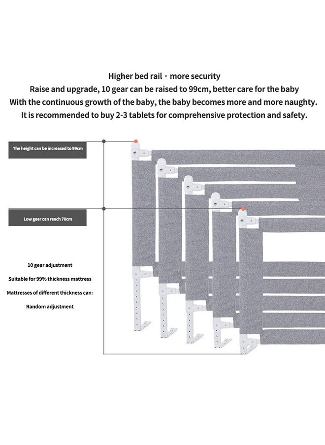 MaBaby Reinforced High Density Breathable Anti-collision Cotton Bed Circumference With Safety Buckle  - Image 3