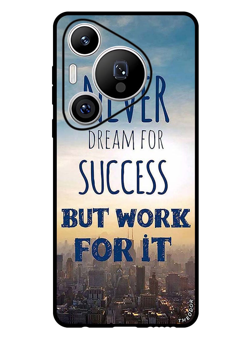 Theodor Protective Case Anti Scratch Shock Proof Bumper Cover For Huawei Pura 70 Pro Never Dreams For Success - Image 1