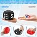Zomiboo 2 Pcs 393 Large Foam Dice for Classroom Jumbo 6 Sided Giant Dice Casino Party Decoration Squeeze Anxiety Stress Relieve Toy Gifts for Valentines Day Adults Kids Board Game Red Black - Image 4