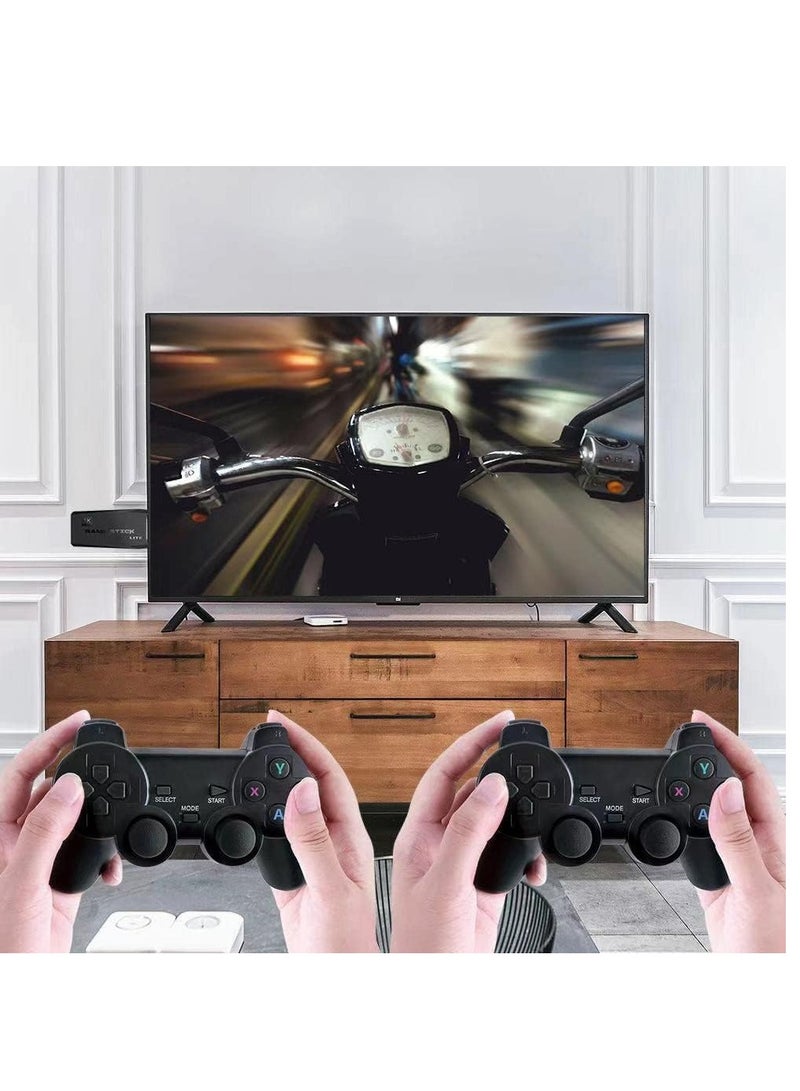 ELTRAZONE Wireless Game Console 2.4G HD Arcade PS1 Home TV Mini Game Console U Bao Retro Game Console Wireless Gamepad Controller 64G (new package) - Image 2