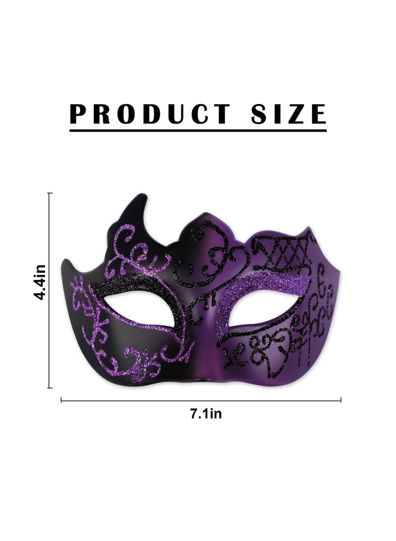 Classic Vintage Venetian Masquerade Mask Lightweight Elegant Design Perfect for Parties Festivals and Costumes - Image 5