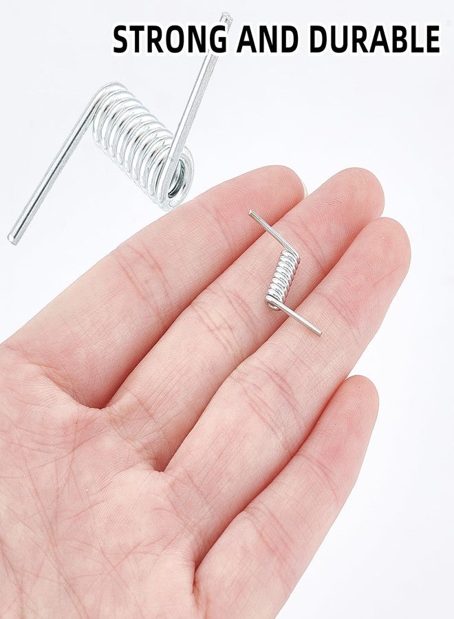 NICENEEDED 8 PCS Hair Claw Clip Spring Replacement, Clip Spring with Central Axle Rod, Hairpin Squre Rectangle Butterfly Jaw Clamp Repair Parts for Large Medium Claw Clips - Image 3
