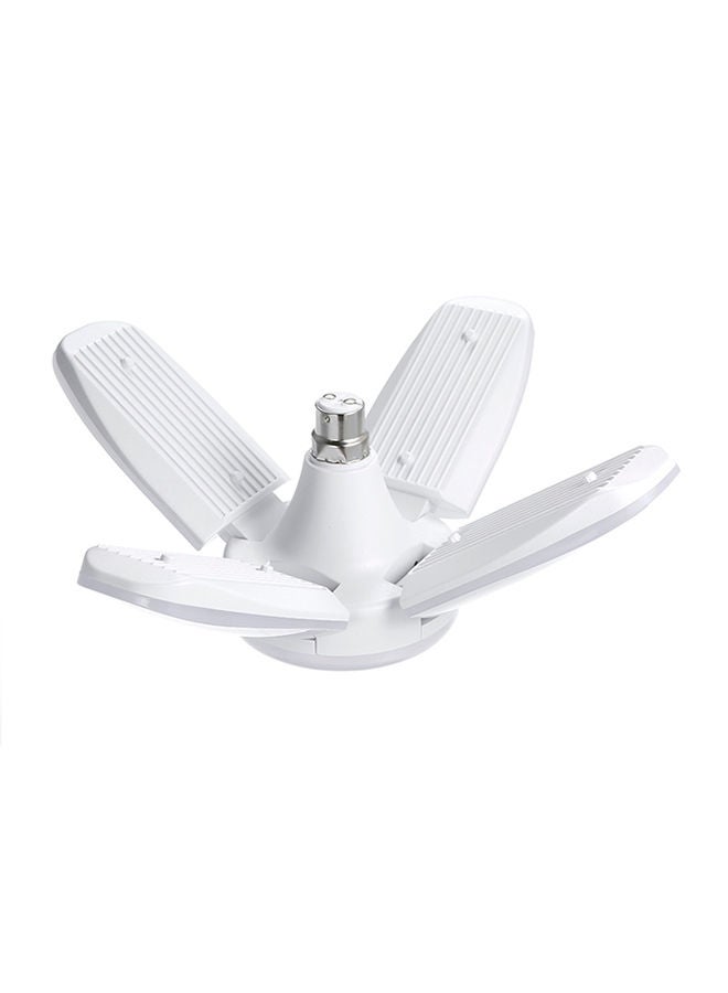 NIBEMINENT Portable Energy Saving Collapsible Garage Lights White 17.20x11.20x11.20centimeter - Image 1