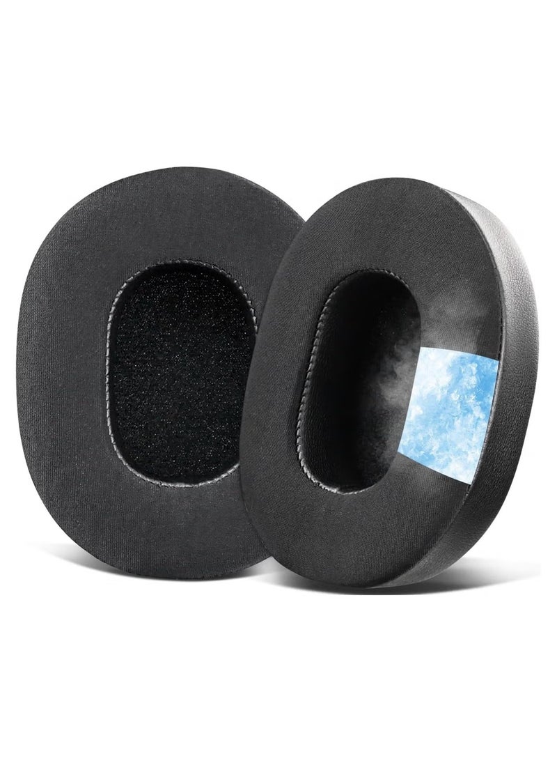 وسائد أذن جل تبريد بديلة لسماعات Skullcandy Hesh3 Hesh 3/ANC/Evo & Crusher اللاسلكية/ANC/Evo & Venue ANC فوق الأذن، وسائد أذن مع رغوة عزل الضوضاء - Image 1