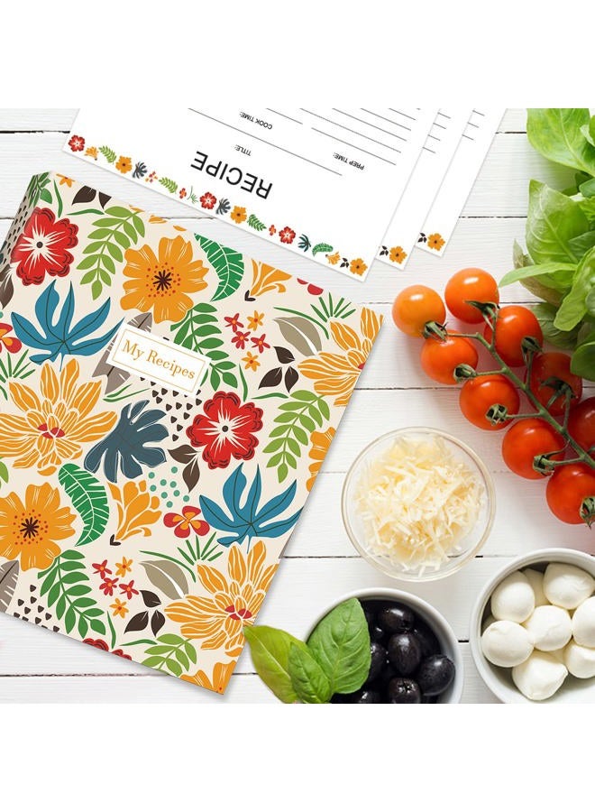 SUPMIND Recipe Binder 8.5" x 11" 3 Ring Full Page-Make Your Own Cookbook Binder with Plastic Page Protectors, Color Printing Paper and Full Page Dividers for Family Recipes. - Image 3