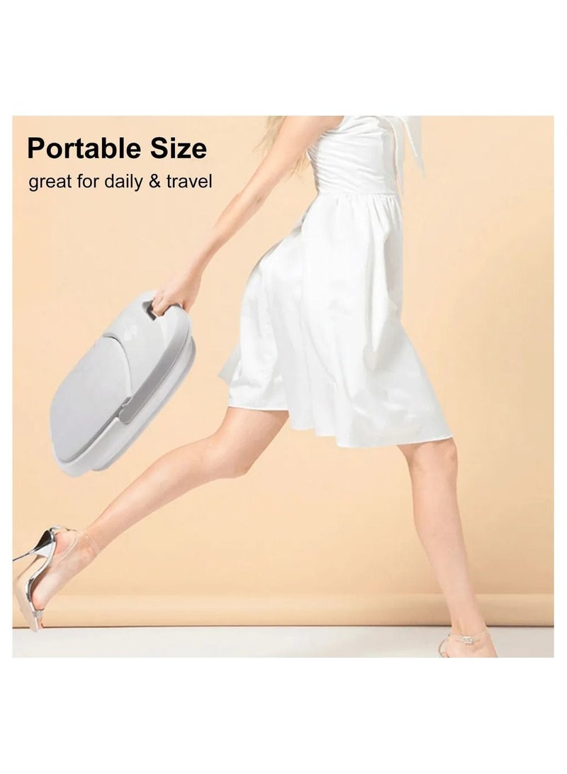 Collapsible Foot Soaking Bath Basin with Massage Roller, Large Size for Soaking Feet, Pedicure and Massager Tub for Home Relax Foot Spa Treatment Foldable Foot Bath Tub