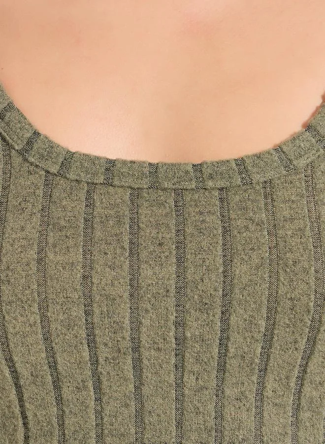 Take Two Ribbed Tank Midi Dress