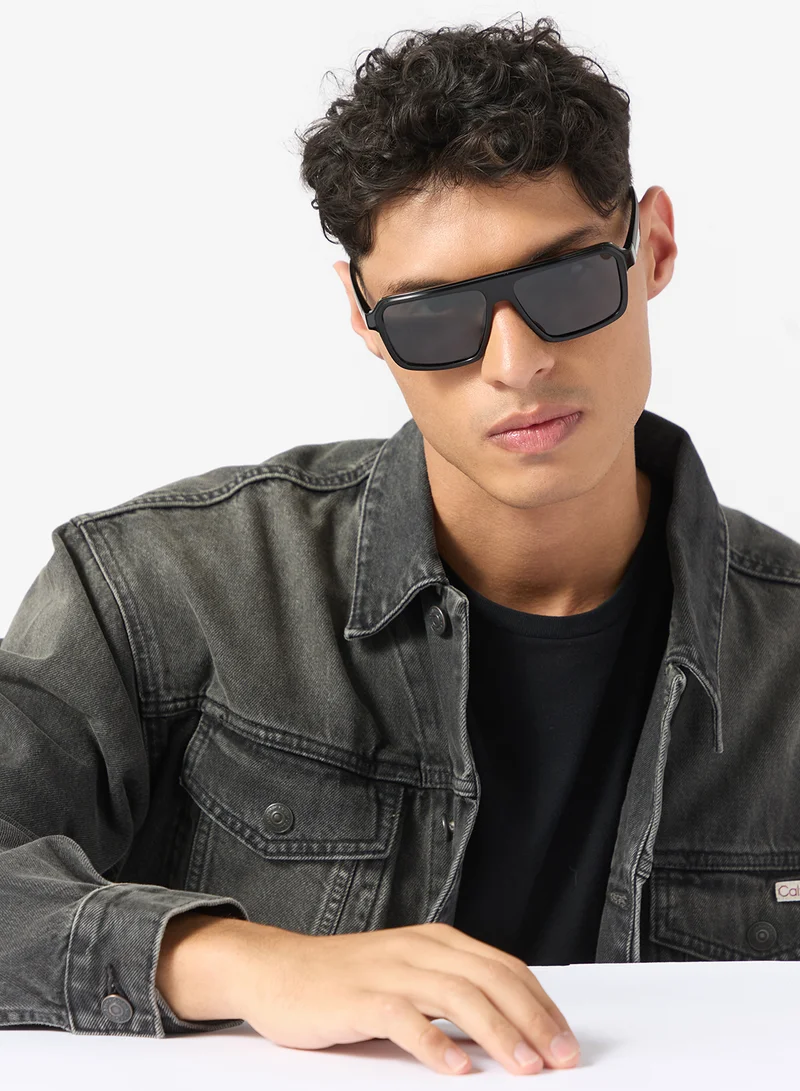 Seventy Five Polarized Lens Oversize Sunglasses