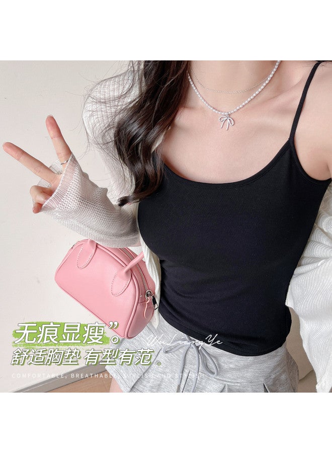 MIIOW Seamless Bra Camisole For Women, Lightweight Layering Tank Top With Back Support, All-Season Wear As Innerwear Or Outerwear - Image 3