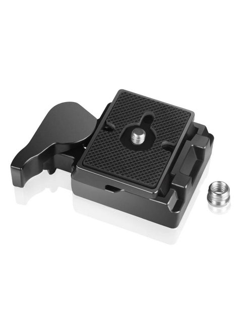323 RC2 Quick Release Plate for Manfrotto 200PL-14, Features Rapid Connect Clamp and 1/4'' to 3/8'' Screw, Ideal for DSLR Camera Tripod Ball Heads.