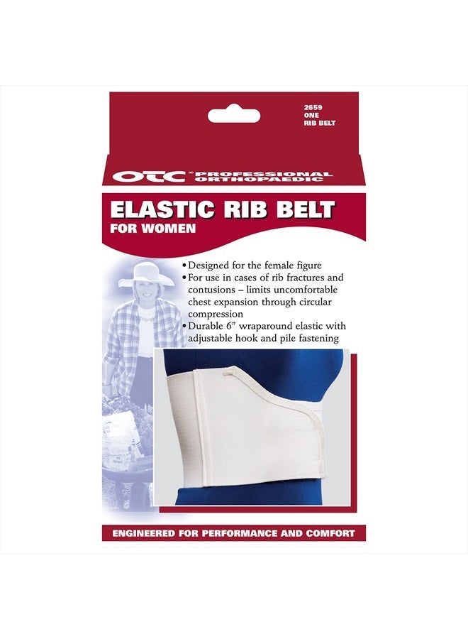 OTC حزام ضلوع قابل للتعديل عالميًا للنساء مع لوحة صدر مرنة، أبيض، عادي - Image 5