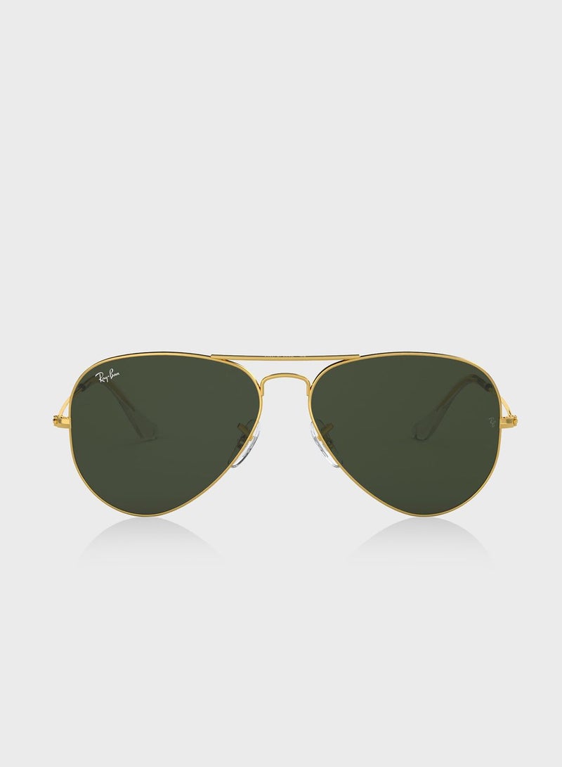 Ray-Ban 0Rb3025 Aviator Large Metal Sunglasses - Image 1