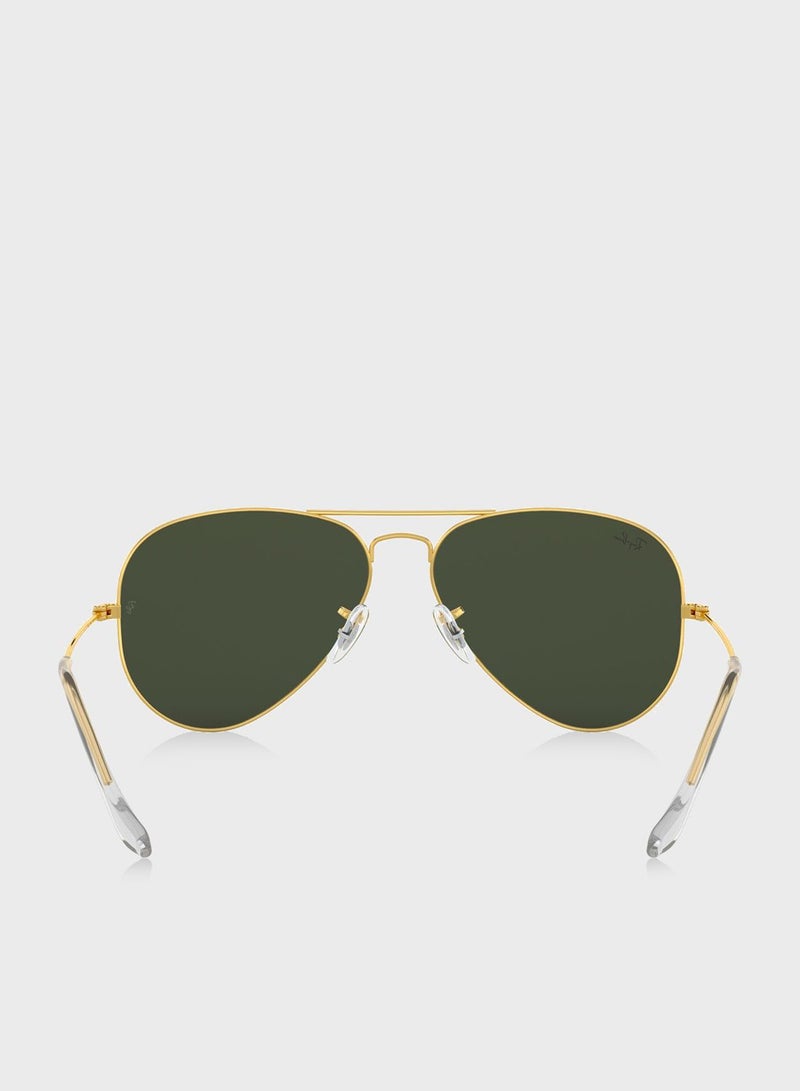 Ray-Ban 0Rb3025 Aviator Large Metal Sunglasses - Image 3