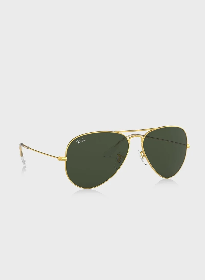 Ray-Ban  0Rb3025 Aviator Large Metal Sunglasses  | Best Price UAE
