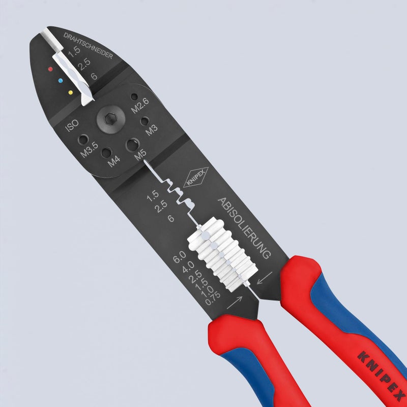 KNIPEX 9-1/2" Crimping Pliers, Ergonomic Grip - Image 2