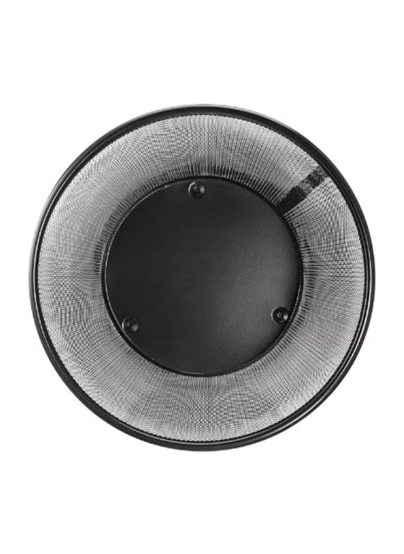 Generic - Garbage Bins Round Mash Waste Basket Trash Black (3-Piece) - Image 1