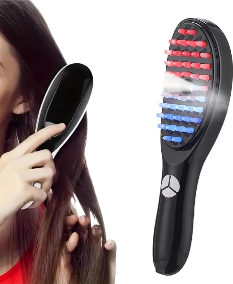 ALKAYAN 2-in-1 Electric Scalp Massage Brush and Applicator Bottle, 3 Modes Vibration ... - Image 1