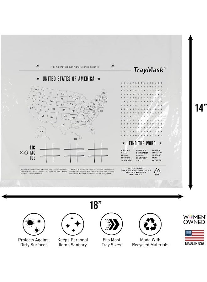 TrayMask Airplane Tray Table Cover (20) - Image 2