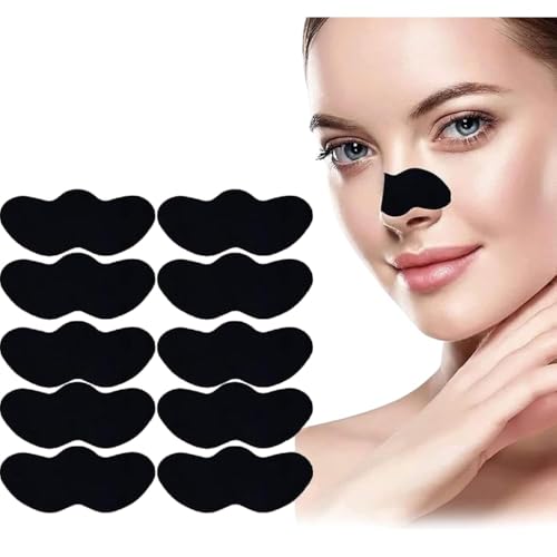 Luxenwell Deep Purifying Nose Strips for Women & Men | Enriched with Bamboo Charcoal | For Instant And Painless Blackheads And Whiteheads Removal (Pack of 10) - Image 1