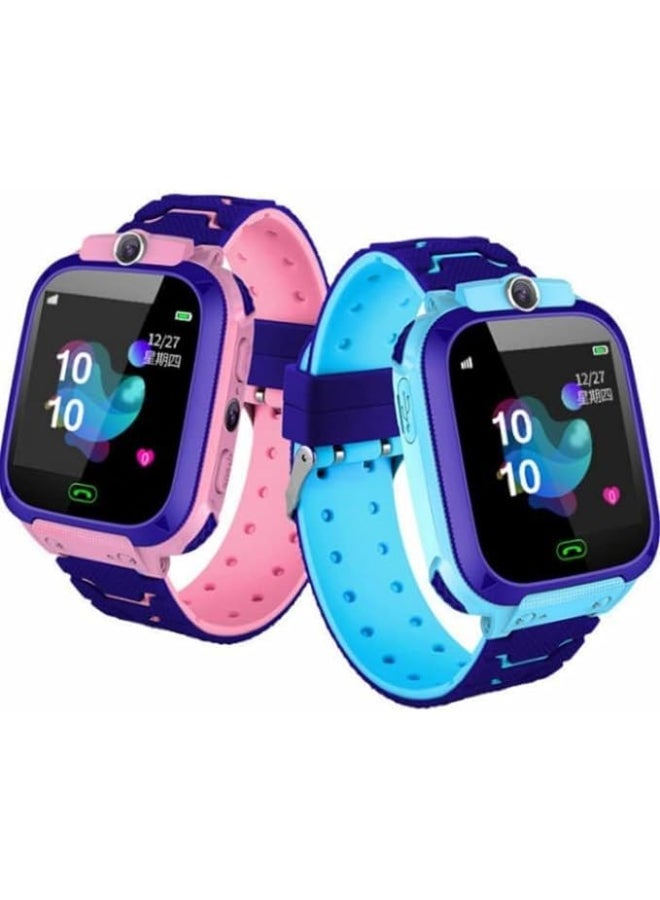 ELTRAZONE Kids Touchscreen Smart Watch Blue, Micro SIM Card Capable prepaid or Cellular, GP Tracker for Parents, Phone, Text, Waterproof, Games, Camera, Toys for Ages 3-12 Years of Age, Kids Toy Gift - Image 3