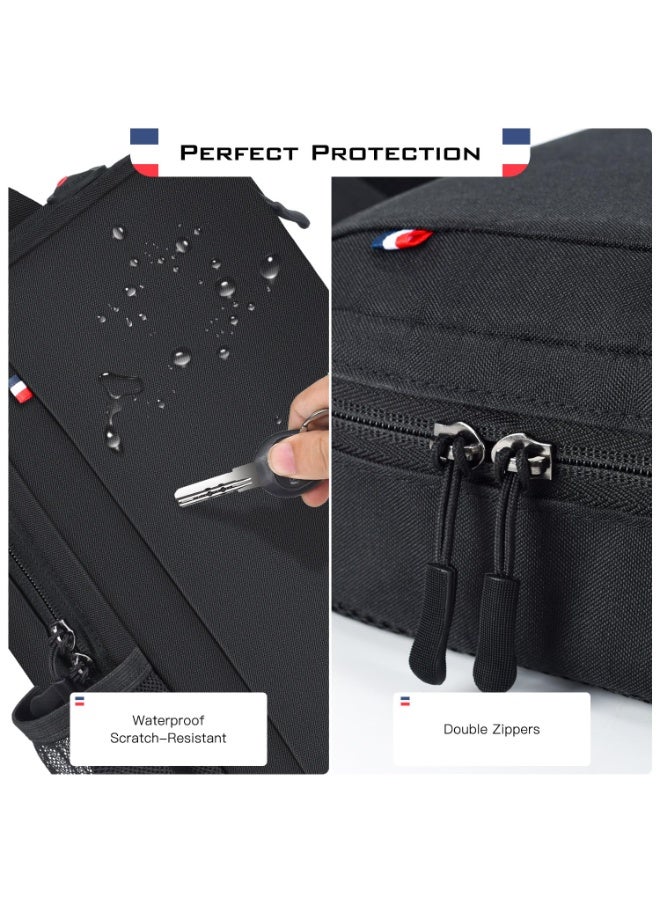 XICEN 13.3 Inch 13.6 inch Laptop Bag Sling Bag Crossbody with Hidden Earphone Hole Small Messenger Bag Cross Body Shoulder Bag Sling Backpack - Image 4