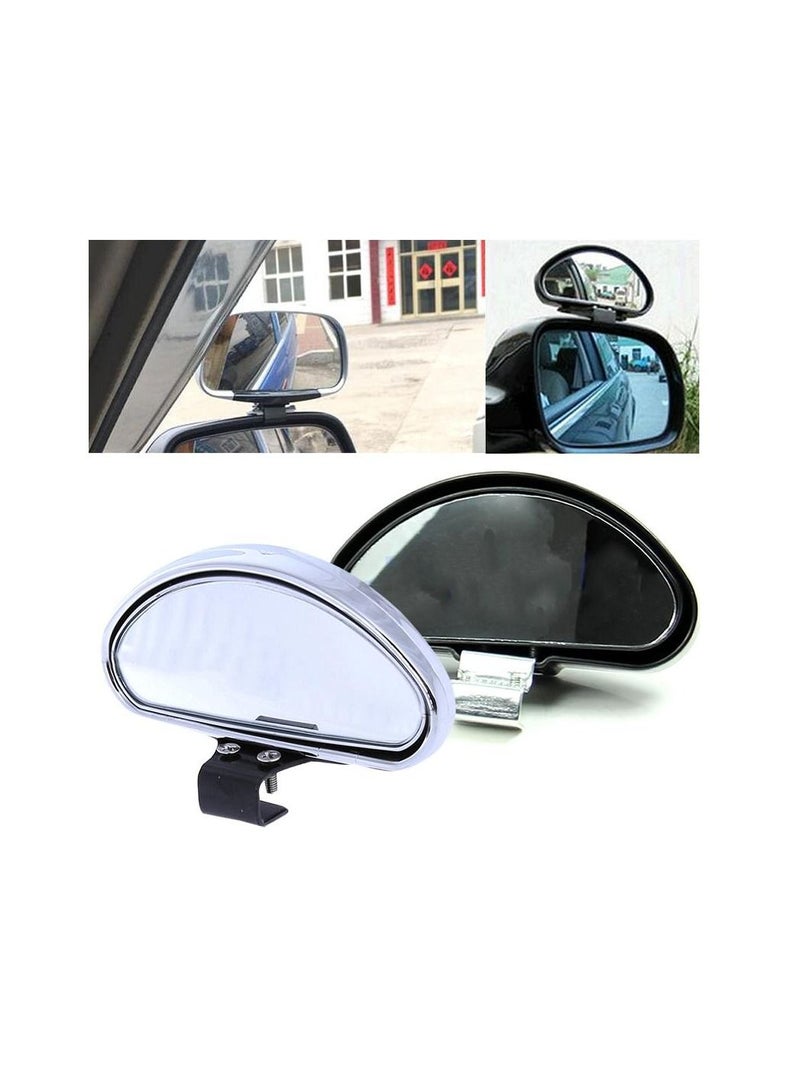 Royal Blind Spot Mirror for Car Wide Angle Viewing (DYT-SY-080) Single Side Adjustable Mirror Silver Color - Image 2