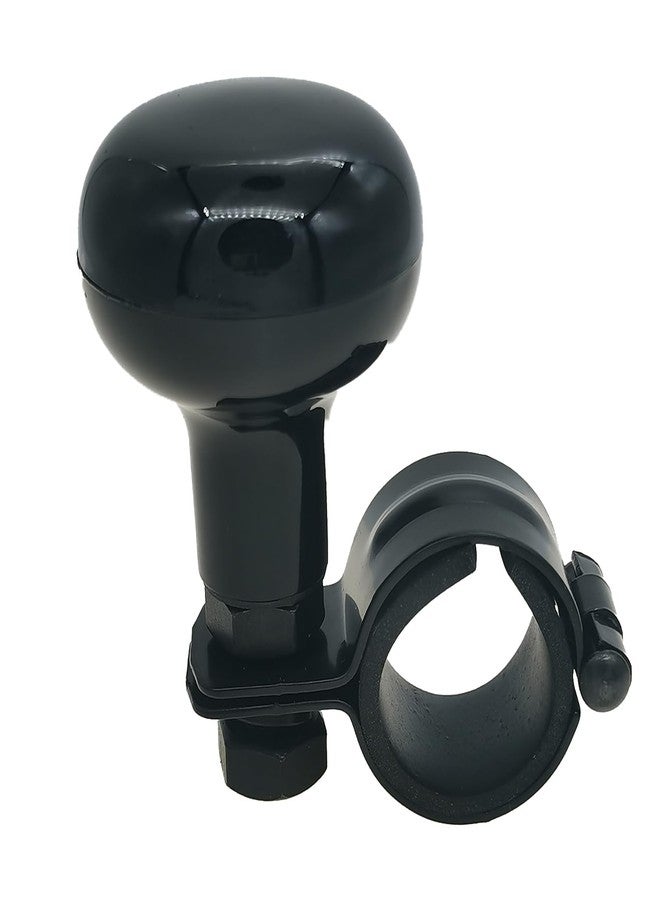 YCTMALL Steering wheel booster suicide knob steering wheel knob steering wheel spinner knob Universal steering wheel knob assist Steering wheel spinners come with thin and thick rubber rings（Black 1pack） - Image 5