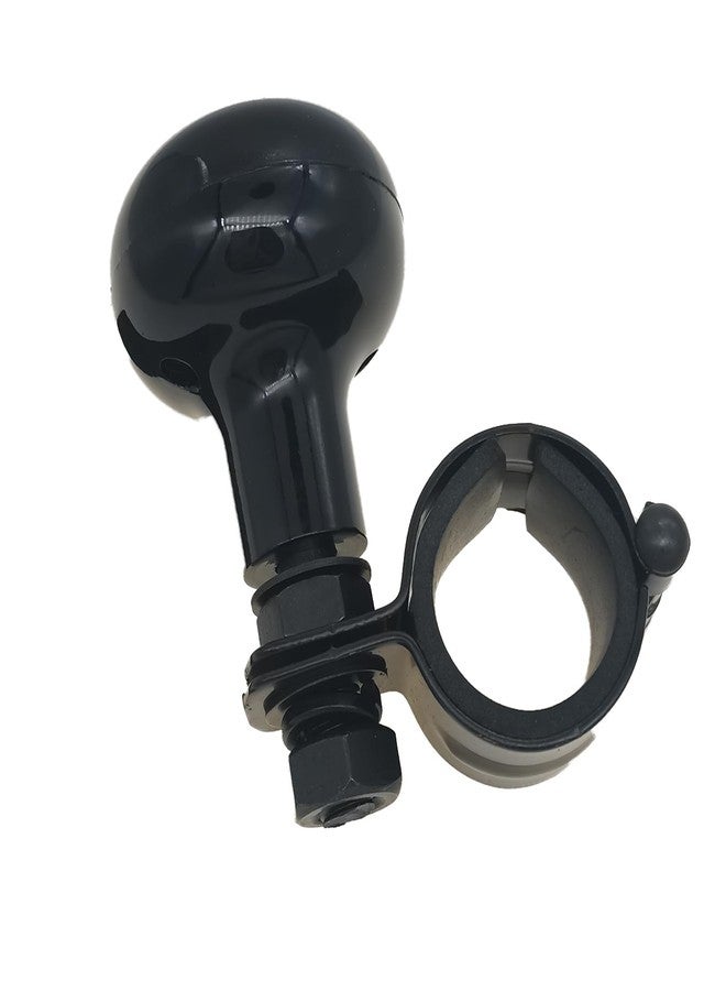 YCTMALL Steering wheel booster suicide knob steering wheel knob steering wheel spinner knob Universal steering wheel knob assist Steering wheel spinners come with thin and thick rubber rings（Black 1pack） - Image 4