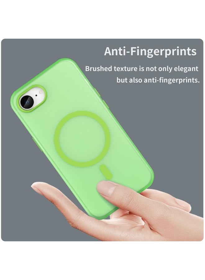 S-TOP Case For iPhone 16e MagSafe Frosted Translucent TPU + PC Full Coverage Phone Case - Image 4