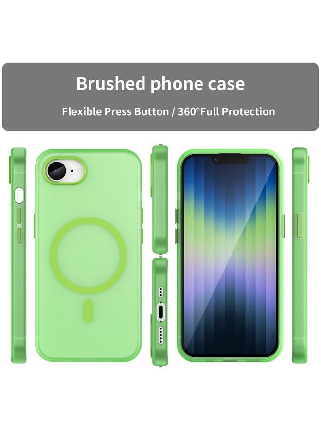 S-TOP Case For iPhone 16e MagSafe Frosted Translucent TPU + PC Full Coverage Phone Case - Image 2