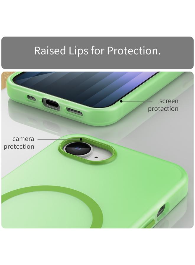S-TOP Case For iPhone 16e MagSafe Frosted Translucent TPU + PC Full Coverage Phone Case - Image 5