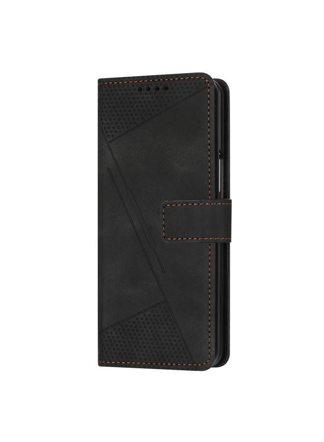 S-TOP Case For Samsung Galaxy Z Fold4 Dream Triangle Folding Leather Phone Case with Lanyard - Image 2