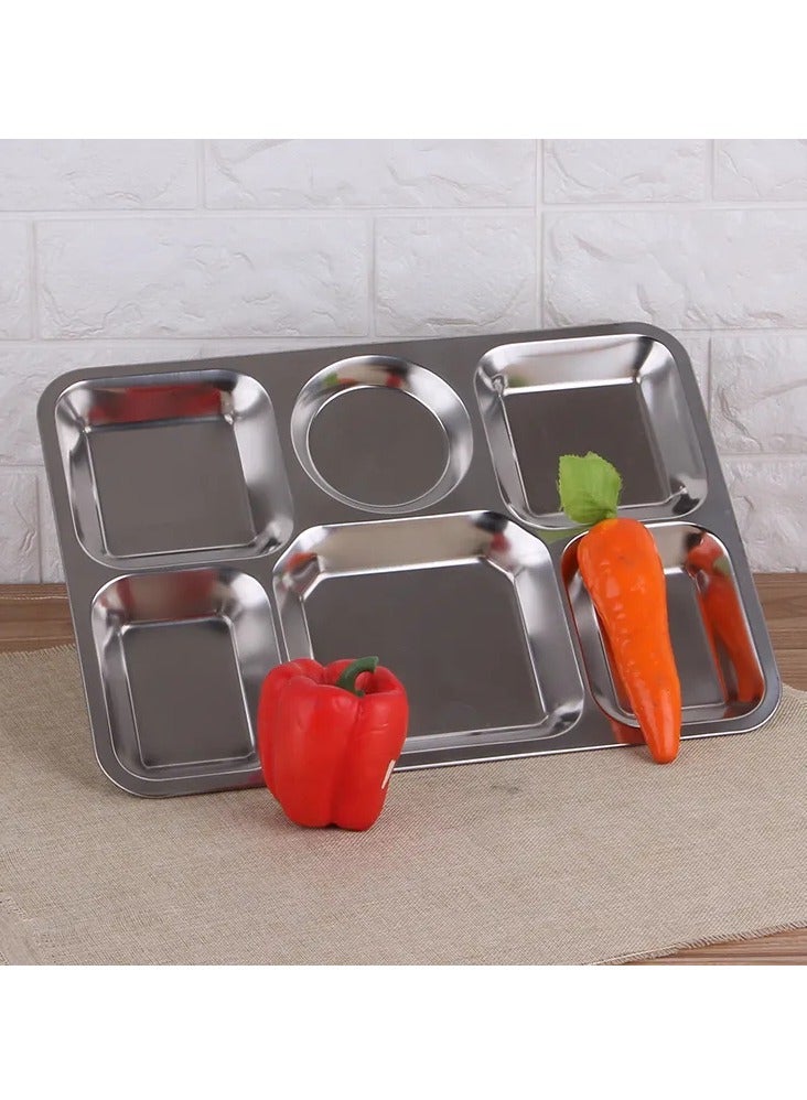 Queen 3 Stainless Steel  Tray Divided Into 6 Compartments - Image 4