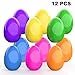 CALEST 12 Pcs Jumbo Easter Eggs 6 Inch Fillable Plastic Easter Eggs Bright Color for Easter Hunt Party Supplies Large Colorful Easter Eggs for Toddler Toy Basket Stuffers Toys Filling Treats - Image 4