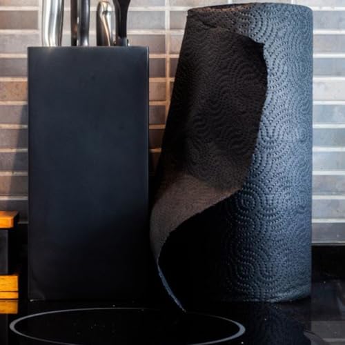 Renova Single Roll Kitchen Paper Towels, Black - Image 2