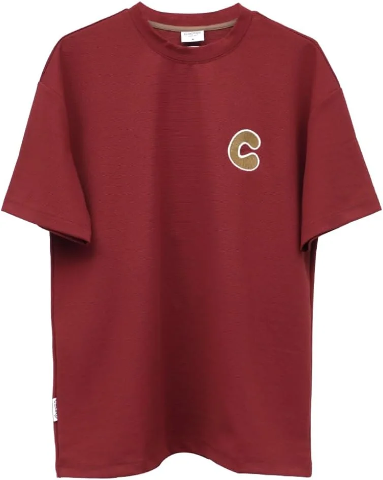 سيدرو Cedro Men's Oversize Graphic Tee in Brown