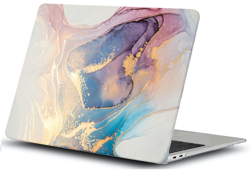 GIOIA BAZAAR Case for MacBook,Plastic Hard Shell Case Cover Compatible with MacBook Air 13 Inch(Release 2020 2019 2018) M1 A2337 A2179 A1932 with Retina Display&Touch Id (Graphic06) Multi-Coloured - Image 1