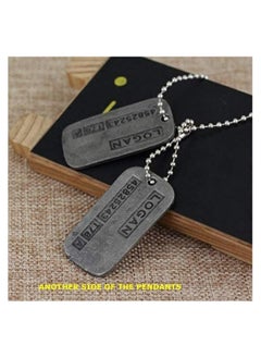 Zchiko Wolverine X-Men James Logan Origins ID Tag Army US Military Chain Pendant Necklace. (2 Pendants)  - Image 3