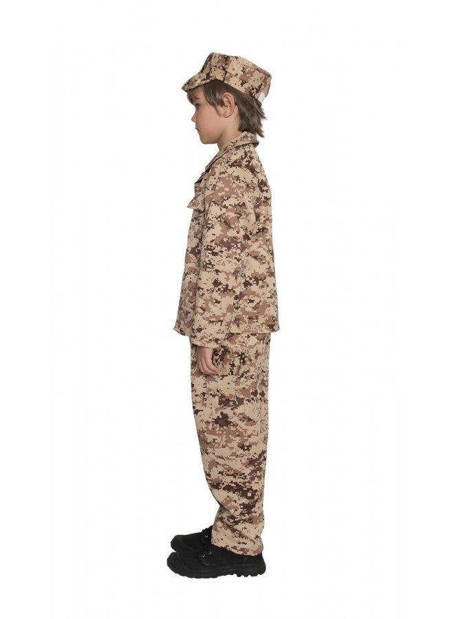 Jason Party Army Costume for Kids Soldier Costume Military Costumes for Boys-LDesert-L - Image 4