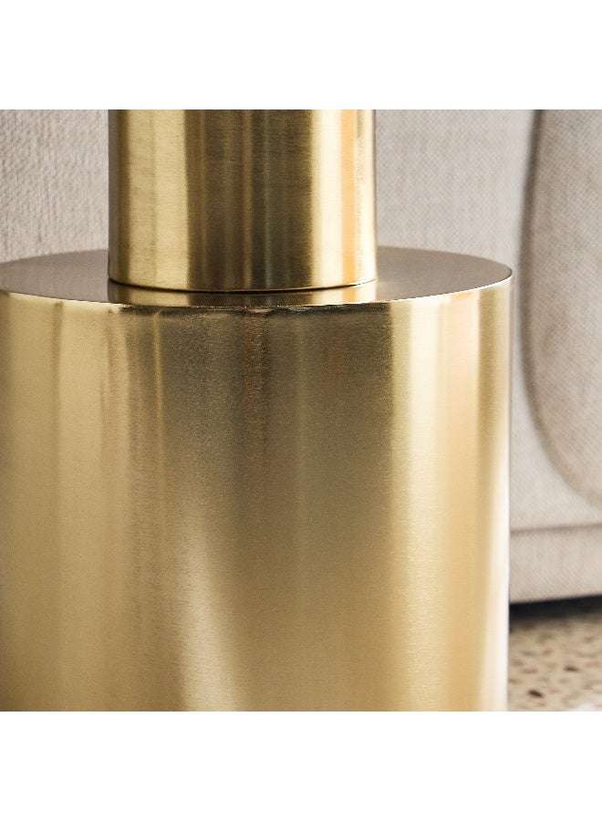 Home Box Carafe Genuine Marble Top End Table - Image 4