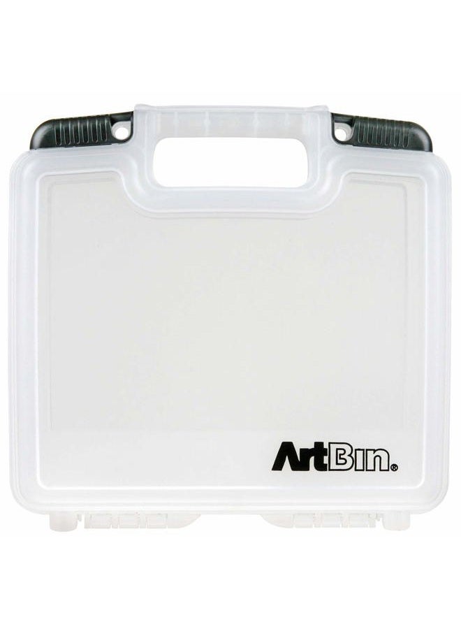 ArtBin 6972AB 10 inch Quick View Deep Base Carrying Case, Portable Art & Craft Organizer with Handle, [1] Plastic Storage Case, Translucent - Image 2