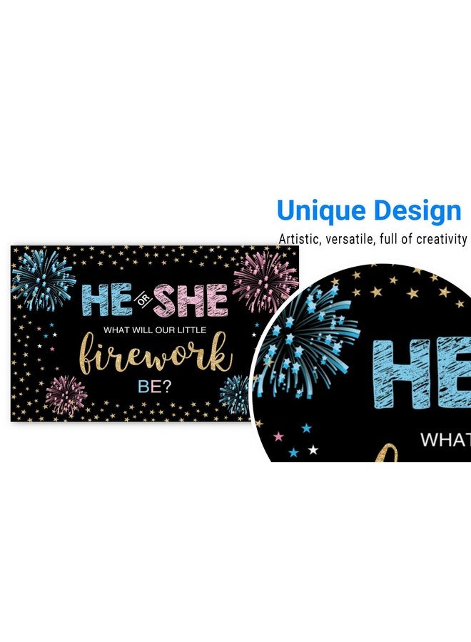 Funnytree خلفية كشف الجنس هو أو هي حفلة الرابع من يوليو زرقاء أو وردية لافتة تزيين ولد أو بنت نجوم خلفية تصوير لوازم فوتوبوث دعاية - Image 4