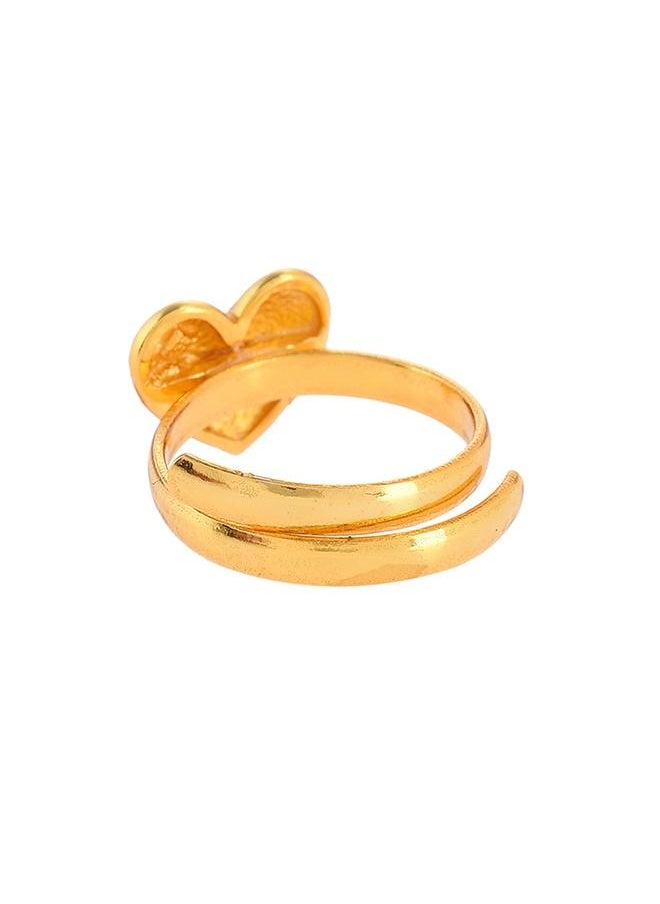 VOYLLA Valentine's Day Collection Pink and Red Enamel Hearts Ring  - Image 4