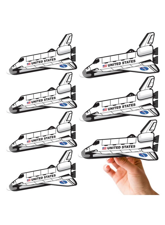ArtCreativity Space Shuttle Gliders, Set of 24, Flying Toys for Boys & Girls, Made of Foam Material, Outdoor Toys for Children, Outer Space Party Favors for Kids, Great for Indoor & Outdoor Play - Image 1