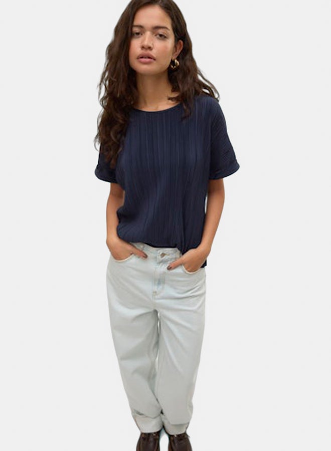VERO MODA Womens Aurora Shortsleeve O-Neck T-Shirt Juniors - Image 2