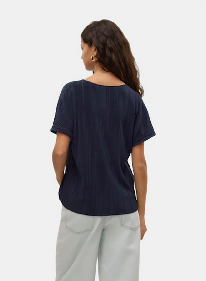 VERO MODA Womens Aurora Shortsleeve O-Neck T-Shirt Juniors - Image 5